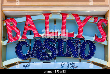 Bally's Casino auf der Promenade in Atlantic City, New Jersey, Vereinigte Staaten Stockfoto