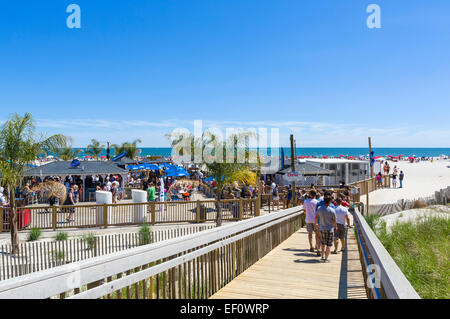 Bar, eine Strandbar im Trump Plaza, Atlantic City, New Jersey, Vereinigte Staaten Stockfoto