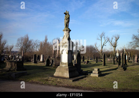 Warstone Lane Friedhof, Jewellery Quarter, Birmingham, UK Stockfoto