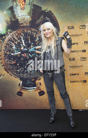 Weltpremiere von Wacken 3D im Cinemaxx Dammtor.  Mitwirkende: Doro Pesch wo: Hamburg, Deutschland bei: 22. Juli 2014 Stockfoto