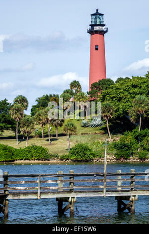 Florida Jupiter, Jupiter Inlet Light, Leuchtturm, Loxahatchee River, FL141120057 Stockfoto