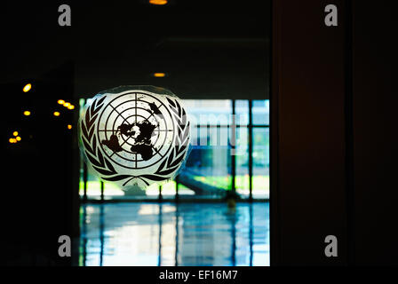 Hauptsitz der Vereinten Nationen, New York Stockfoto