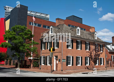Star Spangled Banner House, 844 East Pratt Street, Baltimore, Maryland Stockfoto