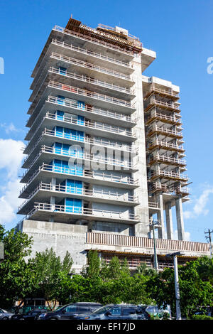 Miami Beach Florida, neue Baustelle, Hochhaus, Eigentumswohnung Wohnapartments Gebäude Gebäude Gehäuse, FL141129001 Stockfoto