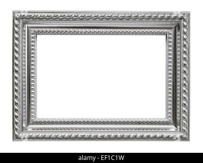 Silber Bilderrahmen Stockfoto