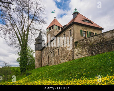 Das Schloss Elgersburg in Deutschland. Stockfoto