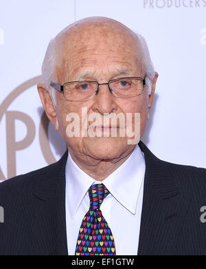 Century City, Kalifornien, USA. 24. Januar 2015. Norman Lear kommt für die 2015 Hersteller Guild Awards im Hyatt Regency Century Plaza. © Lisa O'Connor/ZUMA Draht/Alamy Live-Nachrichten Stockfoto