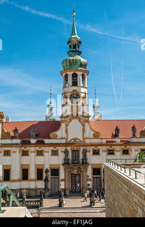 Tschechien, Prag. Prag-Loretta oder Loreta. Es befindet sich in Hradschin, in der Nähe von Prager Burg. Stockfoto