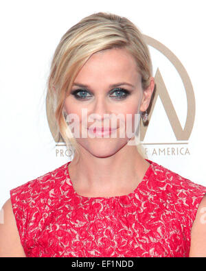 Los Angeles, Kalifornien, USA. 24. Januar 2015. Reese Witherspoon besucht The PGA 26. Annual Hersteller Guild Awards am 24. Januar im The Hyatt Regency Century Plaza statt. 2015 in Los Angeles, Kalifornien. USA. © TLeopold/Globe Fotos/ZUMA Draht/Alamy Live-Nachrichten Stockfoto