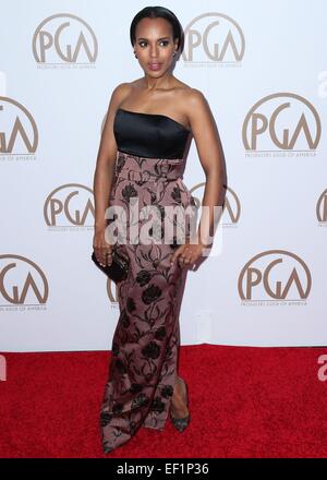 Los Angeles, CA, USA. 24. Januar 2015. Kerry Washington im Ankunftsbereich für 26. jährliche Hersteller Guild Awards - PGA-2015, das Hyatt Regency Century Plaza, Los Angeles, CA 24. Januar 2015. © Xavier Collin/Everett Collection/Alamy Live-Nachrichten Stockfoto