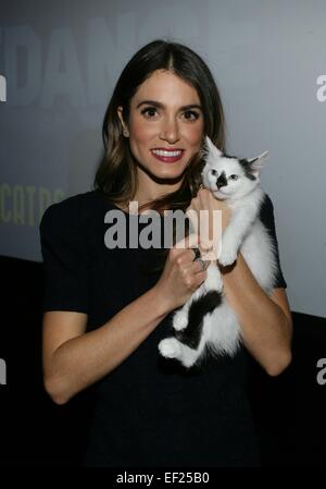 Park City, UT, USA. 24. Januar 2015. Nikki Reed im Ankunftsbereich für Catdance Film Festival, The SkyLodge, Park City, UT 24. Januar 2015. © James Atoa/Everett Collection/Alamy Live-Nachrichten Stockfoto