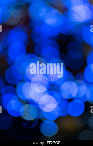 verschwommene blaue Licht Stockfoto