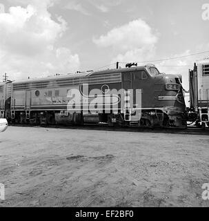 [Atchison, Topeka & Santa Fe, Diesel-elektrischen Passagier Lok Nr. 24] Stockfoto