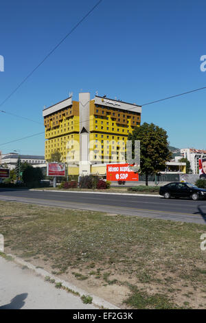 Sarajevos Holiday Inn auf "Sniper Alley", Heimat von den meisten Journalisten, die über den Konflikt der 1990er Jahre. 2012 Stockfoto