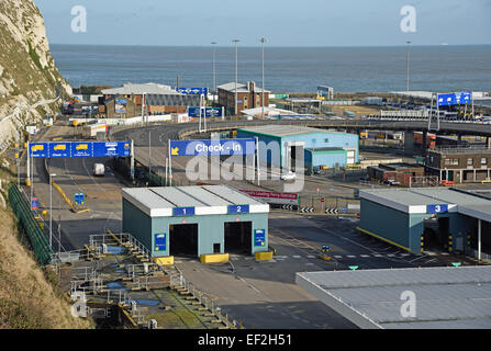 Hafen von Dover, Kent, UK. Stockfoto