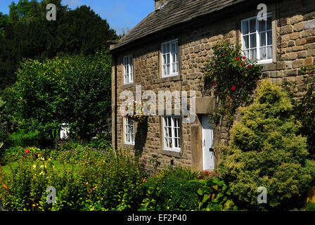 Pest-Haus, Eyam, Derbyshire Stockfoto