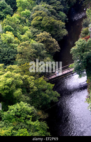 Fluß Derwent, Matlock Bath Stockfoto