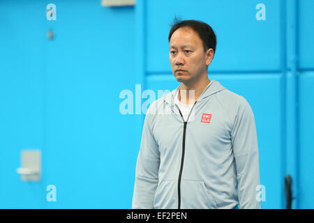 Melbourne, Australien. 26. Januar 2015. Michael Chang Tennis: Australian Open Tennisturnier 2015 Training in Melbourne, Australien. Bildnachweis: Yohei Osada/AFLO SPORT/Alamy Live-Nachrichten Stockfoto