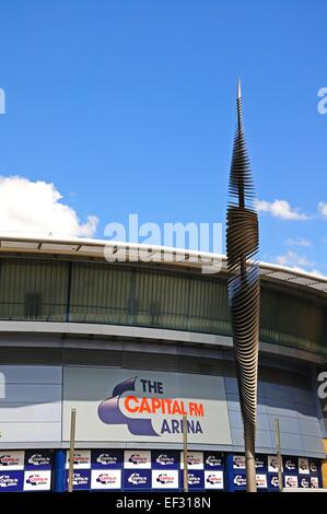 Vorderansicht des Capital FM Arena, Nottingham, Nottinghamshire, England, UK, Westeuropa. Stockfoto