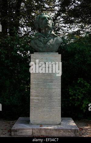 Denkmal des russischen Dichters Alexander Pushkin. Der Grund für die Einrichtung auf 11.27.1949 war der 150. Geburtstag des großen Dichters. Foto: Klaus Nowottnick Datum: 26. Juli 2014 Stockfoto