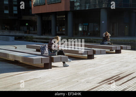 Paddington Basin neue Entwicklung Junction Regent und Grand Union Canal Stockfoto