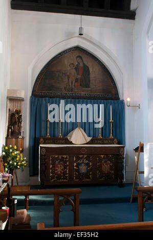 Die Marienkapelle, St. Johannes Evangelist-Kirche, Sheffield, Birmingham, UK Stockfoto