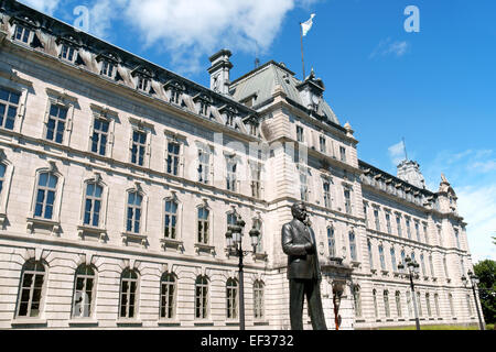 Quebec Stadt, Kanada - 16. August 2008: Parlament von Quebec Gebäude in Quebec City. Entworfen von Eugene-Etienne Tache. Stockfoto