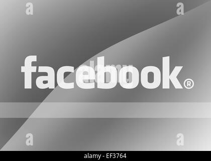Facebook Logo symbol Emblem Stockfoto