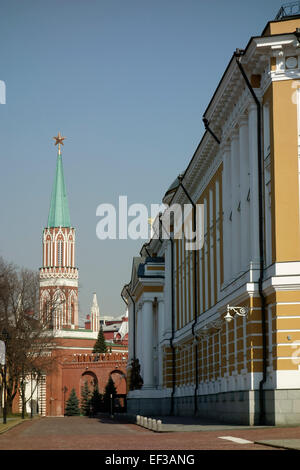 Senatsgebäude im Kreml, jetzt es die russische Präsidialverwaltung, Moskau, Russland beherbergt Stockfoto