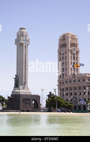 Spanien-Platz in Santa Cruz De Tenerife. Kanarische Inseln, Spanien Stockfoto