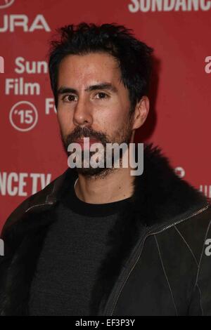 26. Januar 2015 - Park City, Utah, Vereinigte Staaten von Amerika - Gabriel Hammong besucht die Premiere der '' 99 Häuser '' in der Eccles Mitte. (Kredit-Bild: © Debby Wong/ZUMA Draht) Stockfoto