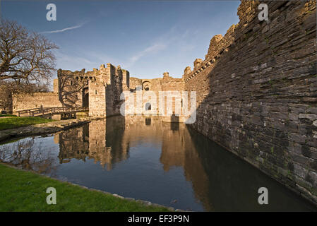 Beaumaris Castle Anglesey North Wales Uk Stockfoto