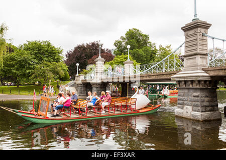 Swan Boot, Boston Public Garden, Boston, Massachusetts, USA Stockfoto