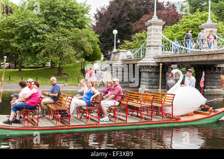 Swan Boot, Boston Public Garden, Boston, Massachusetts, USA Stockfoto