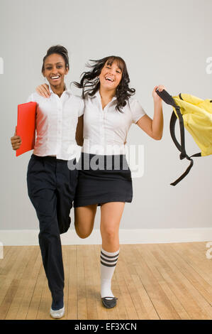 Zwei Freunde lachen Stockfoto