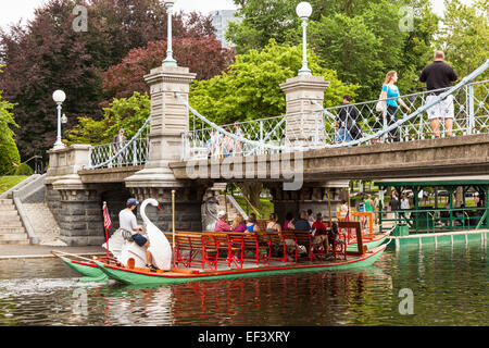 Swan Boot, Boston Public Garden, Boston, Massachusetts, USA Stockfoto