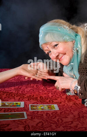 Palm reader Stockfoto