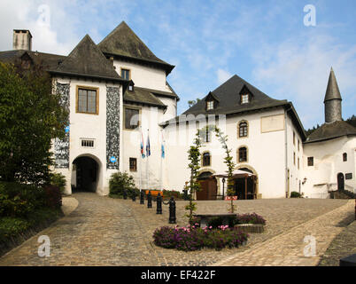 Schloss Clervaux, Luxemburg, Heimat der Ausstellung "The Family of Man" Stockfoto