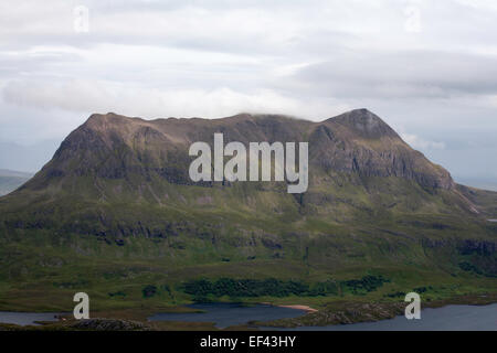 Cul Mor von Stac Pollaidh Inverpolly National Nature Reserve Assynt in der Nähe von Ullapool Schottland Stockfoto