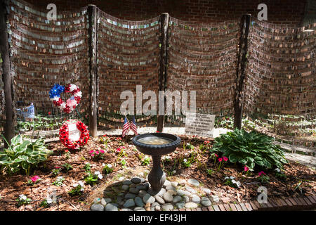 Old North Memorial Garden für gefallenen US-Soldaten im Irak und Afghanistan, North End, Boston, Massachusetts, USA Stockfoto