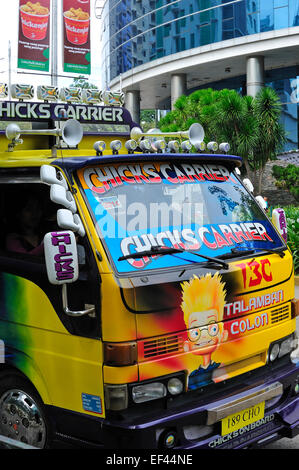 Cebu City Jeepney Philippinen Stockfoto