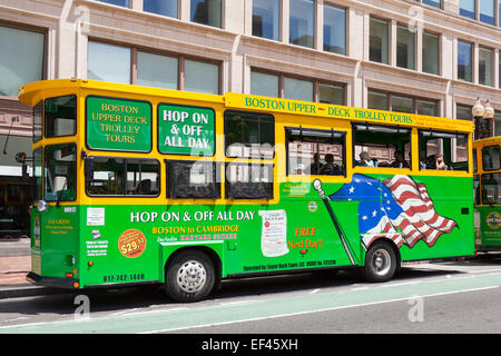 Boston City Sightseeingbus, Boston, Massachusetts, USA Stockfoto