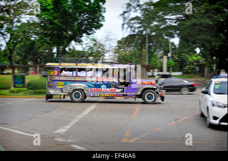 Cebu City Jeepney Philippinen Stockfoto