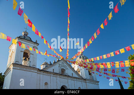 San Sebastian Abasolo, Oaxaca, Mexiko - San Sebastian Abasolo katholischen Kirche. Stockfoto
