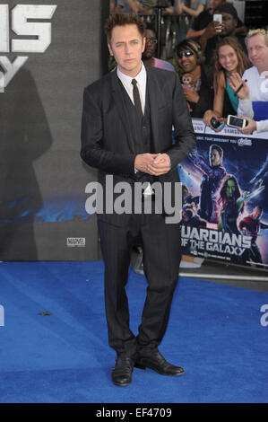 UK-Premiere von "Guardians of the Galaxy" statt in den Kinos Empire - Ankünfte mit: James Gunn Where: London, Vereinigtes Königreich bei: 23. Juli 2014 Stockfoto