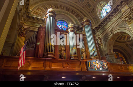 Kathedrale Basilica der Heiligen Petrus und Paulus Philadelphia PA Stockfoto