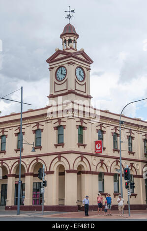 Hume Highway Road-Trip, Australien: Postgebäude in Albury, New South Wales Stockfoto