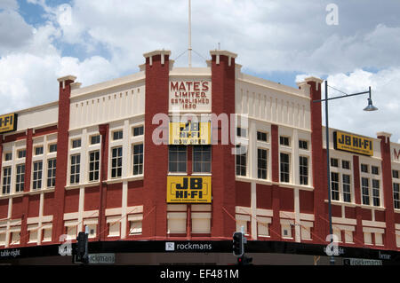 Hume Highway Road-Trip, Australien: Mate Bau in Albury, New South Wales Stockfoto