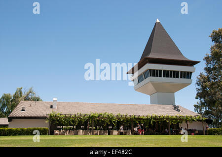 Die wichtigsten Gebäude der Mitchelton Winery, neben Goulburn River in Zentral-Victoria, Australien Stockfoto