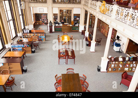 Die Staatsbibliothek, Massachusetts State House, Beacon Street, Boston, Massachusetts, USA Stockfoto